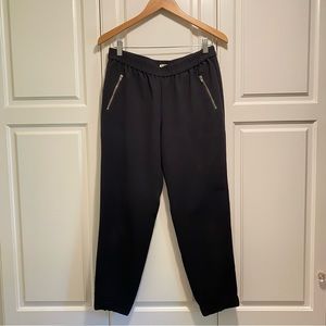 J.Crew Sydney Black Crepe Jogger Pant